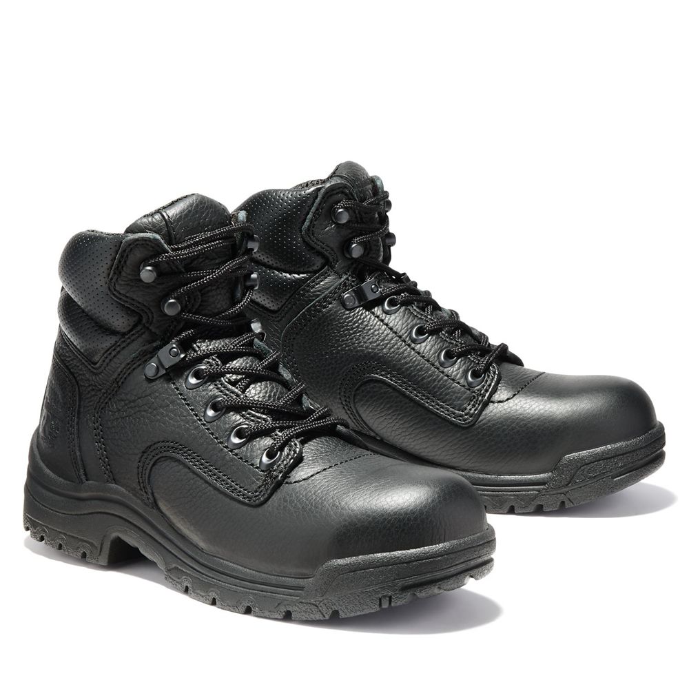 Timberland Μποτακια Εργασίας Γυναικεια Μαυρα - Pro® Titan® Alloy Toe - Greece 1205876-TI